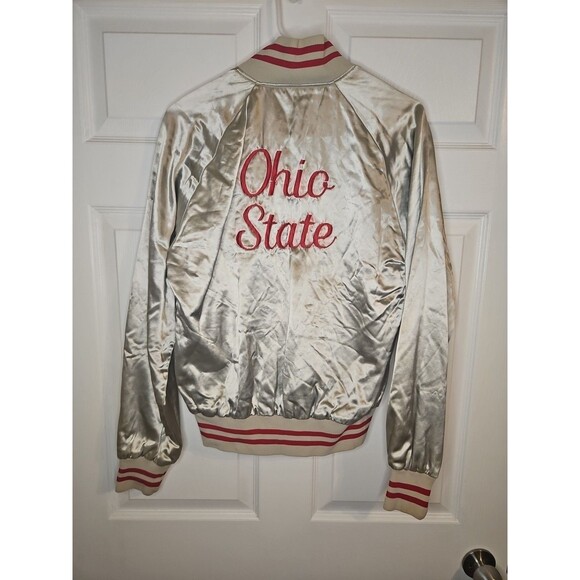 Holloway Other - Vintage Ohio State Buckeyes  Zip Up Varsity Style Embroidered Jacket Mens Small